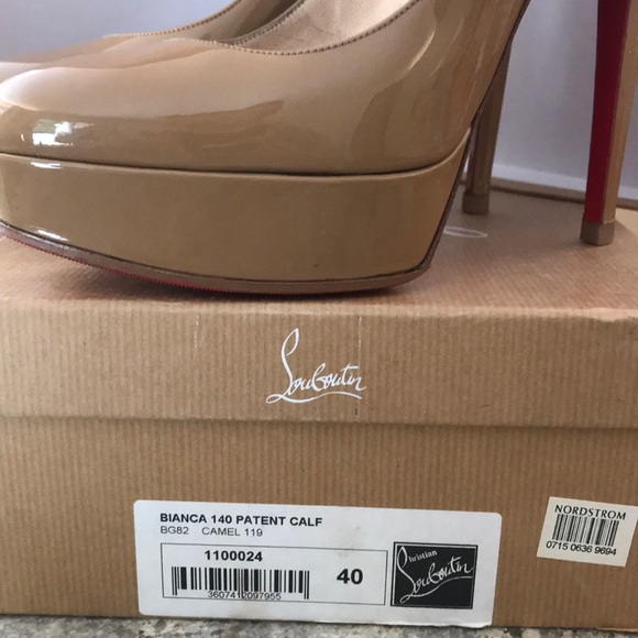 Christian Louboutin Bianca 140 Patent Pump - Picture 3 of 7